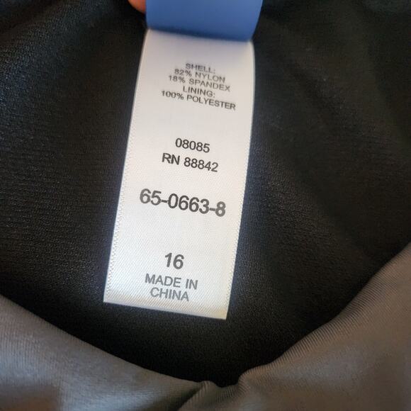 Swimsuits For All High Leg Cheeky Bikini Brief Anchor Black Size 16 NWT - Picture 6 of 7